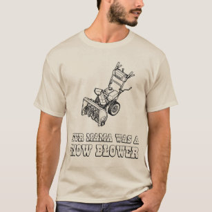 Camiseta Chiste del robot de Yo Momma - ventilador de nieve