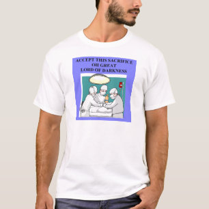 Camiseta chiste demoníaco del médico/del cirujano