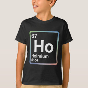 Camiseta Chiste divertido 67 Meme Holmio Física Profesor de