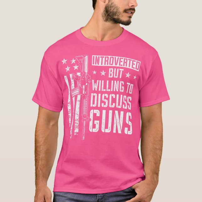 Camiseta Chiste divertido de armas (Anverso)