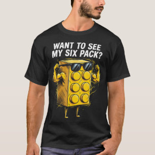 Camiseta Chiste divertido de comida de six pack humor fitne
