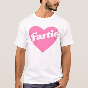 Camiseta Chiste divertido de corazón rosa Fartie