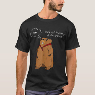 Camiseta Chiste Divertido de la Marmota Cita del Día de la 