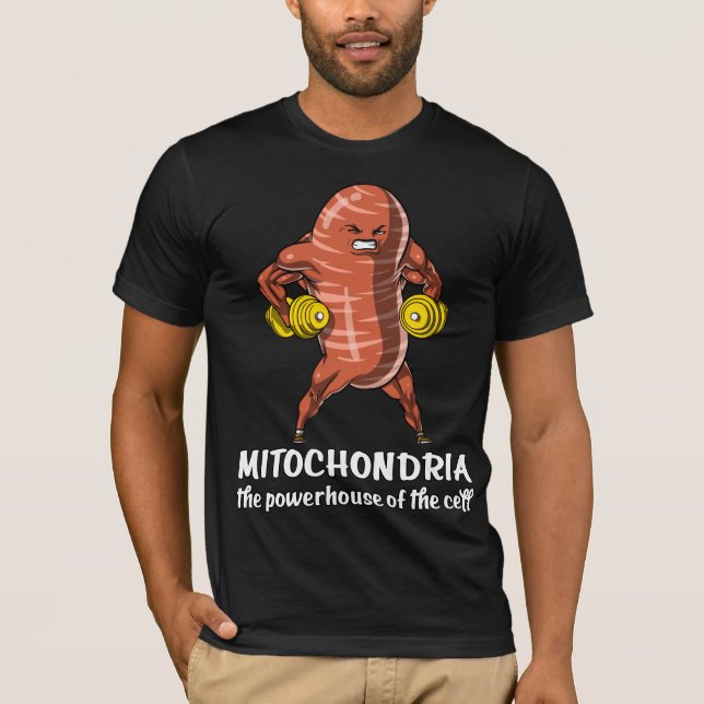 Camiseta Chiste divertido de las mitocondrias de la ciencia (Anverso)