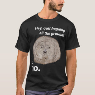 Camiseta Chiste divertido de marmota Día de la marmota cita