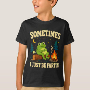 Camiseta Chiste divertido de rana que se tira un pedo acamp
