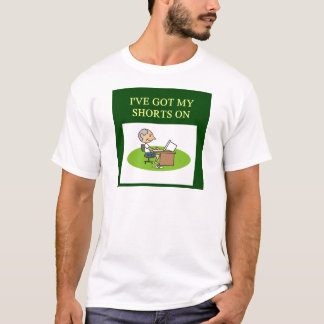 Camiseta chiste divertido del mercado de acción