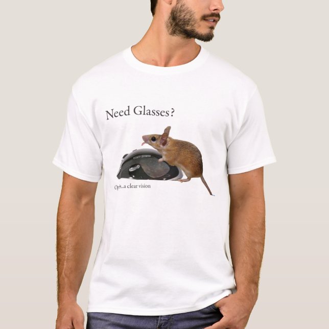 Camiseta Chiste divertido del ratón (Anverso)