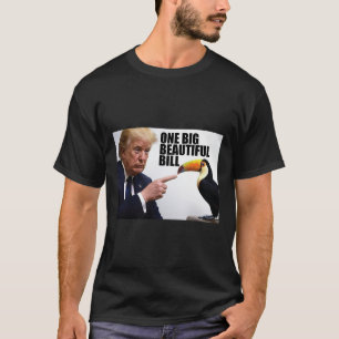 Camiseta Chiste Divertido Donald Trump Una Gran Factura Her
