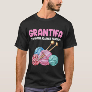 Camiseta Chiste familiar grantifa ancianas contra fascistas