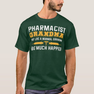 Camiseta Chiste Farmacéutico Abuela Druggist 1