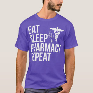 Camiseta Chiste Farmacéutico Cita Comer Farmacéutico
