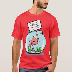 Camiseta Chiste Fish Bowl Pun Dad Mujeres Gráfica divertida