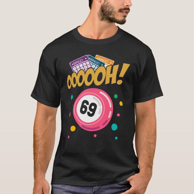 Camiseta Chiste Funny Bingo Player 69 (Anverso)