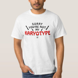 Camiseta Chiste genético para geeks sobre cromosomas v2