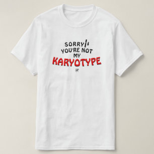 Camiseta Chiste genético para geeks sobre cromosomas v2.1