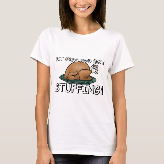 Camiseta Chiste gordo ofensivo (Anverso)
