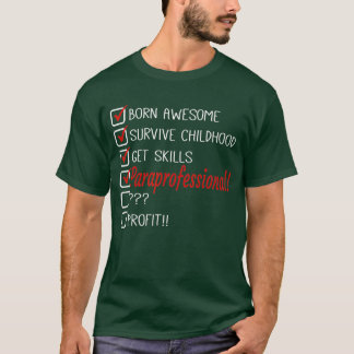 Camiseta Chiste gracioso paraprofesional del humor