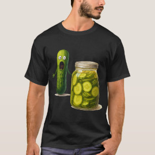 Camiseta Chiste Gritando "Piqueta Cucumber Jar"