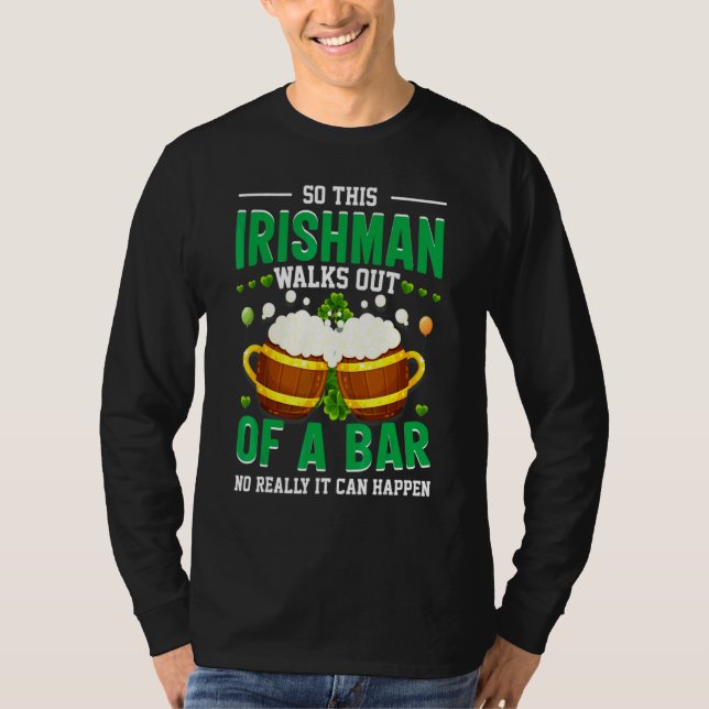 Camiseta Chiste Irlandés Funny St Patricks (Anverso)