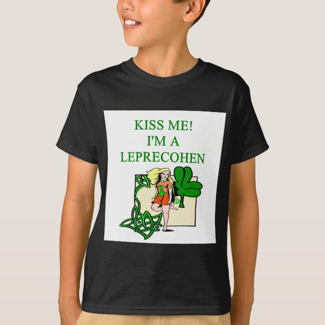 Camiseta chiste judío del irlandés del leprechaun del día (Anverso)
