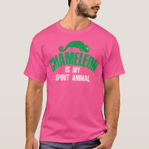 Camiseta Chiste Lizard Reptile Chame de Espíritu Animal Cha