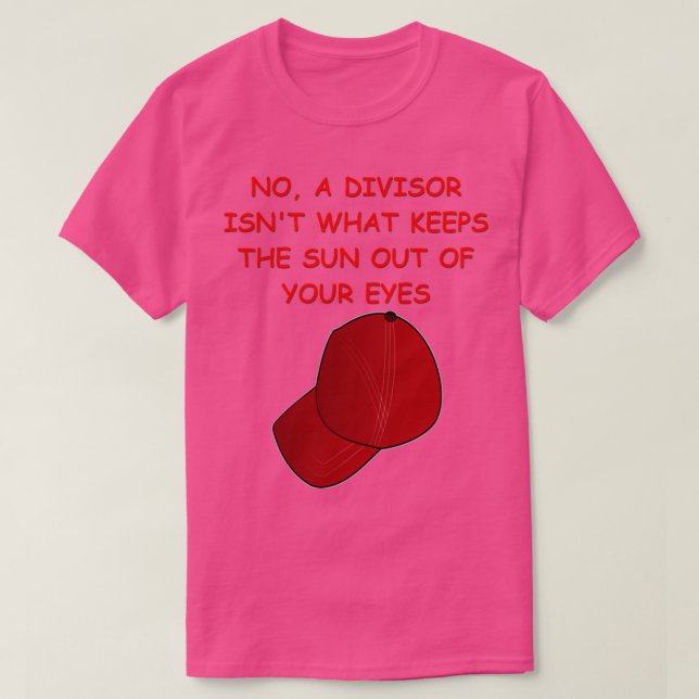 Camiseta Chiste matemático 18 (Diseño del anverso)