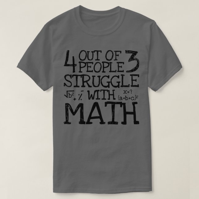 Camiseta Chiste Math Lovers Pun (Diseño del anverso)