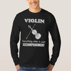 Camiseta Chiste musical de violín divertida orquesta violin