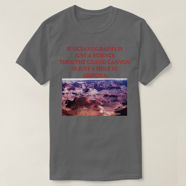 Camiseta Chiste oceanográfico 4 (Diseño del anverso)