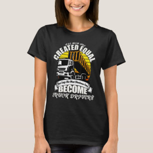 Camiseta Chiste papá Handsome Dump Trucker Tractor Drive