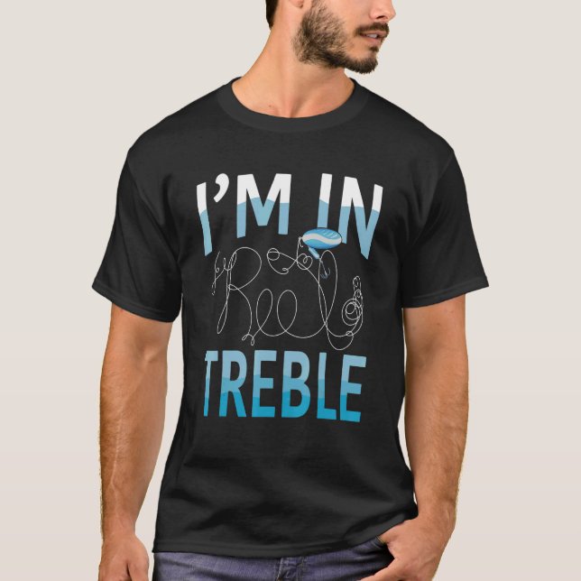 Camiseta Chiste Ping Pun Estoy en Reel Treble (Anverso)