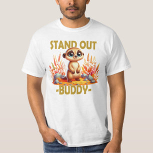 Camiseta Chiste puntero destacado. Dibujo animado de Surica