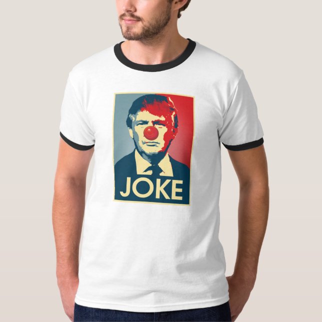 Camiseta CHISTE - Rótulo de la propaganda del Anti-Triunfo (Anverso)