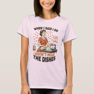 Camiseta Chiste sarcástico de la esposa vintage haciendo ta