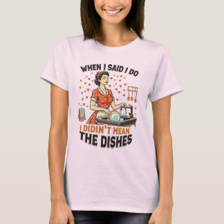 Camiseta Chiste sarcástico de la esposa vintage haciendo ta