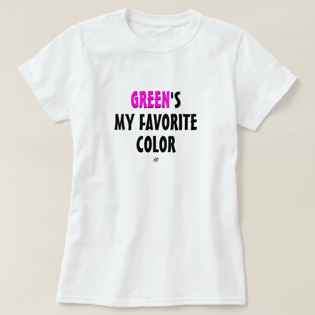 Camiseta Chiste sobre los colores (Diseño del anverso)