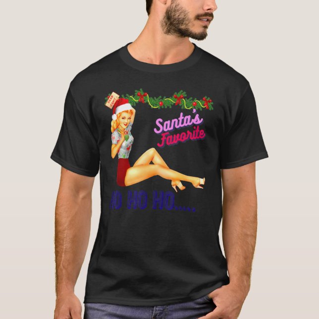 Camiseta Chiste sucio y favorito de Santa Lucía, Ho Ho Ho H (Anverso)