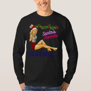 Camiseta Chiste sucio y favorito de Santa Lucía, Ho Ho Ho H