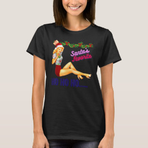Camiseta Chiste sucio y favorito de Santa Lucía, Ho Ho Ho H