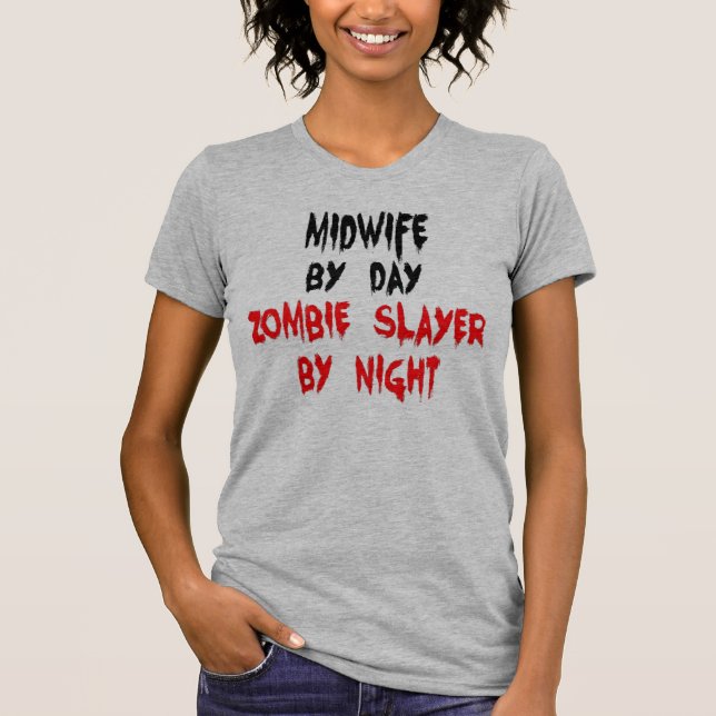 Camiseta Chiste Zombie de partera (Anverso)