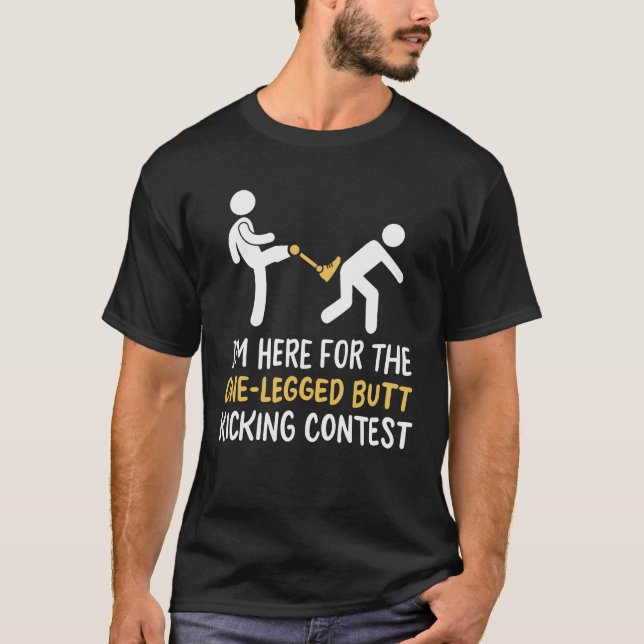 Camiseta Chistes De Amputación Leg Humor De Amputación (Anverso)