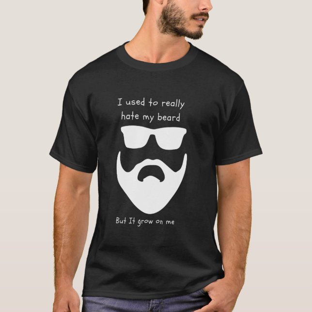 Camiseta Chistes de barbas Padres divertidos presentes Papá (Anverso)