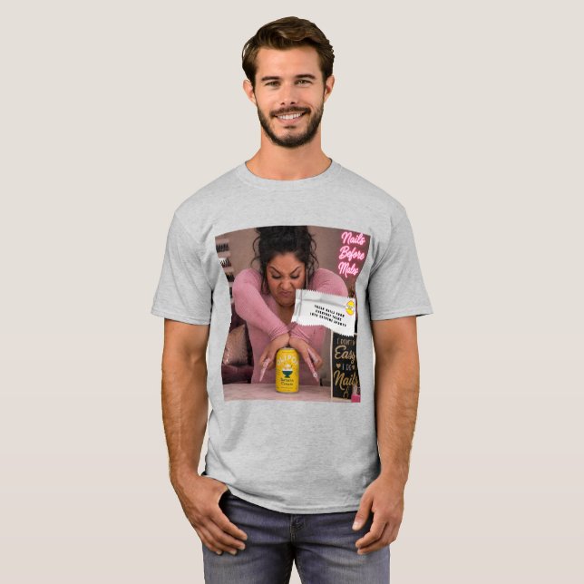 Camiseta Chistes de envoltorios de chicle (Anverso completo)