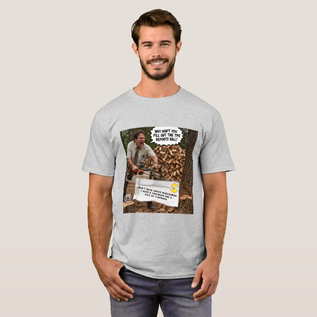 Camiseta Chistes de envoltorios de chicle (Anverso completo)