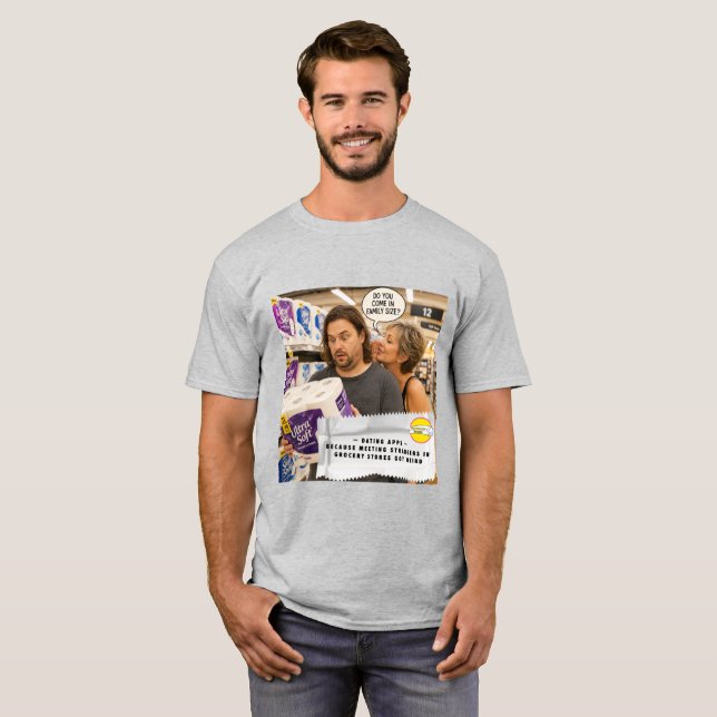 Camiseta Chistes de envoltorios de chicle (Anverso completo)