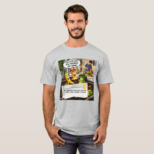 Camiseta Chistes de envoltorios de chicle (Anverso completo)