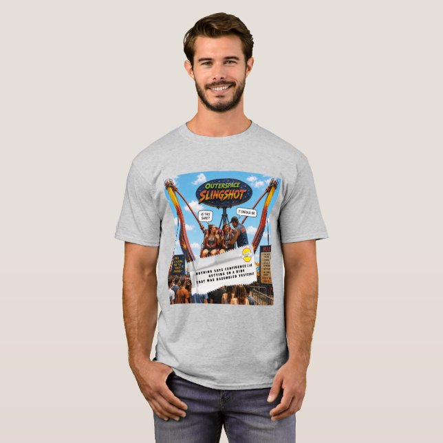 Camiseta Chistes de envoltorios de chicle (Anverso completo)