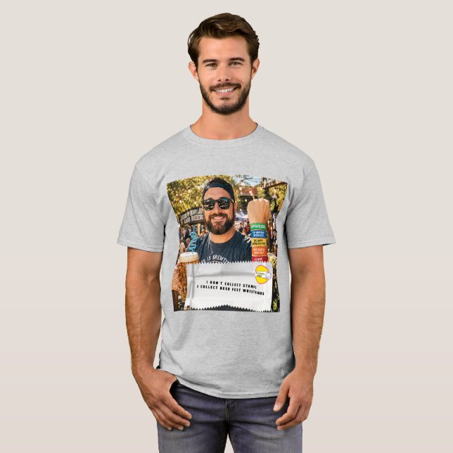 Camiseta Chistes de envoltorios de chicle (Anverso completo)