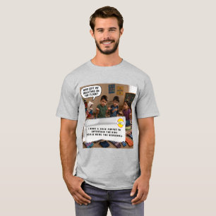 Camiseta Chistes de envoltorios de chicle